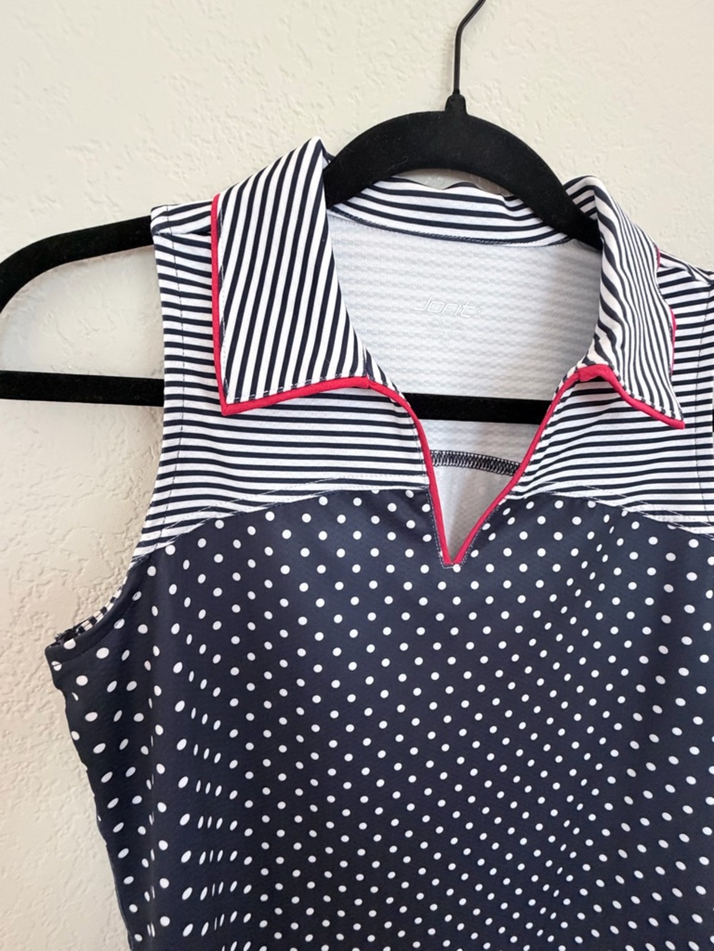 Jofit Tech Cutaway Golf Polo Tank - Picture 3 of 6